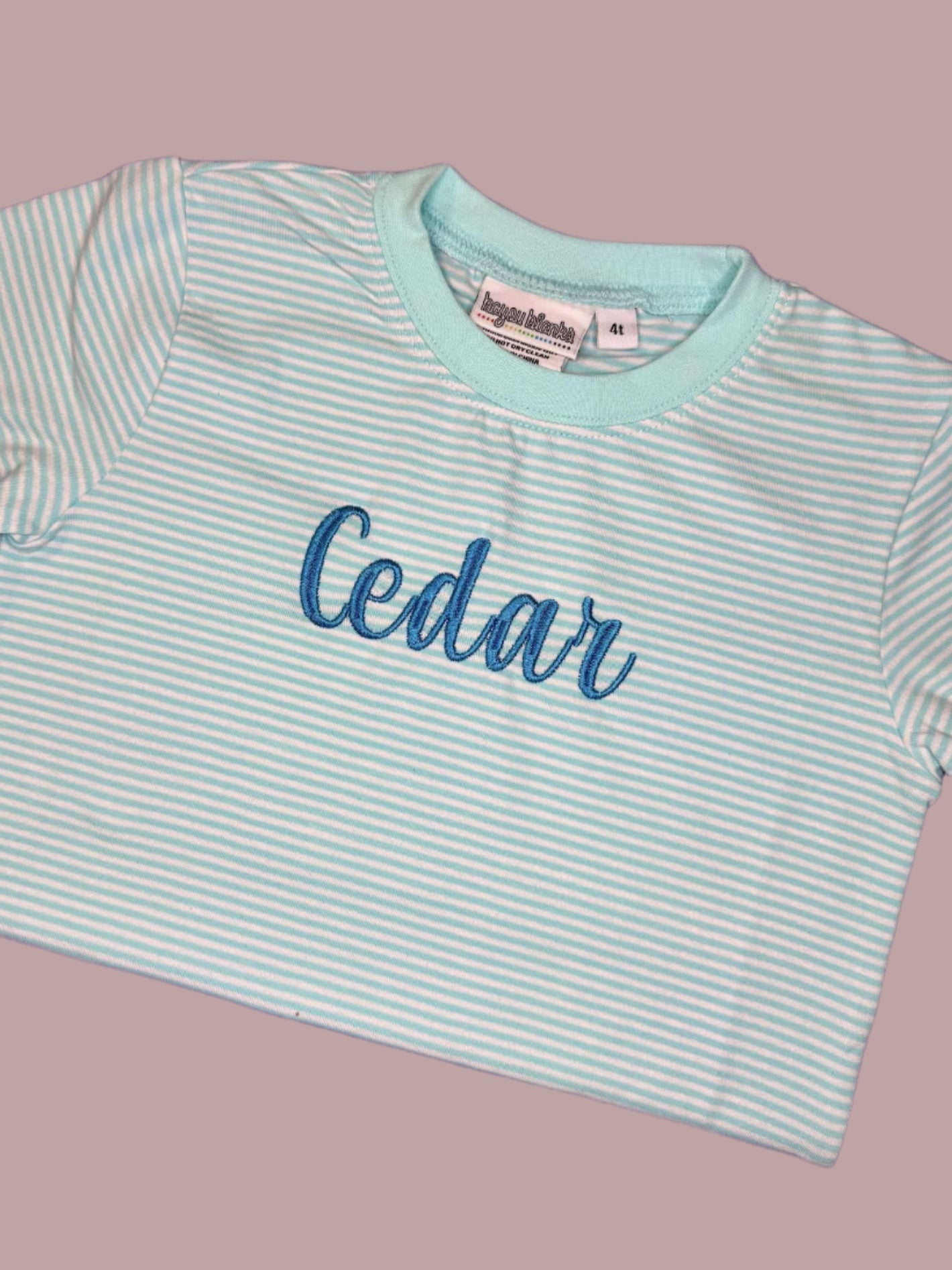 Striped Personalized Shirt