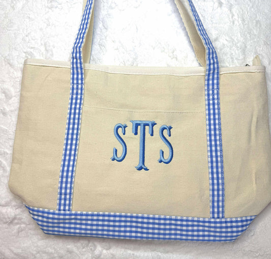 Gingham Tote Bag