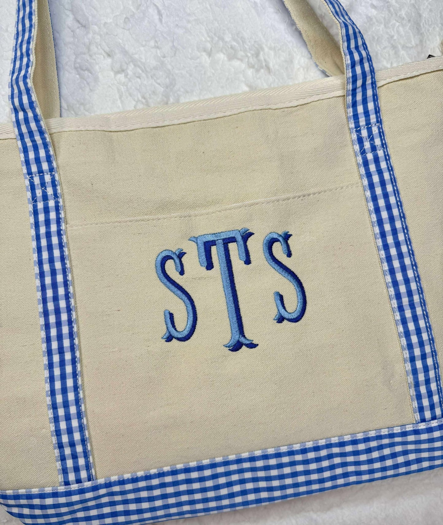 Gingham Tote Bag