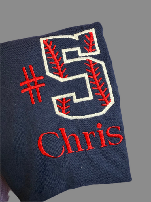 Baseball shirt & side stitches