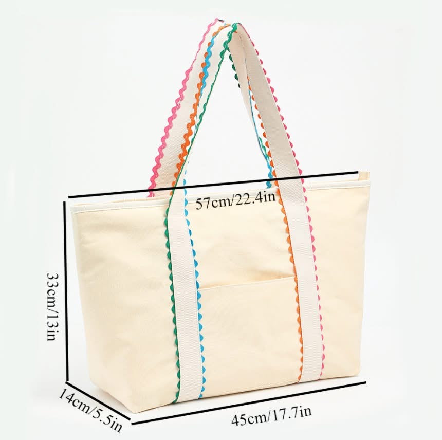 Scalloped Tote Bag