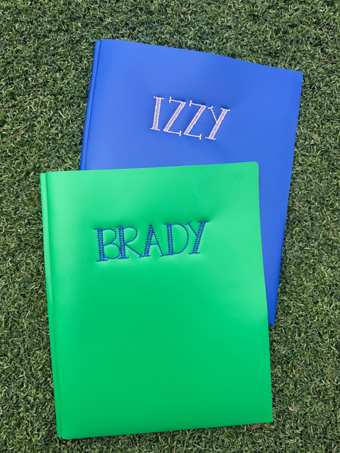 Personalized Folders - Embroidered