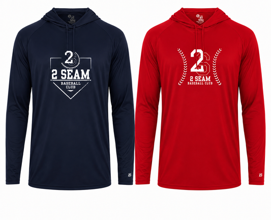 Hooded dri fit long sleeve