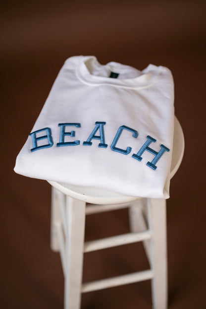 BEACH 3D puff embroidery