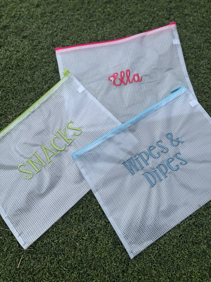 Everything Mesh Zipper bags
