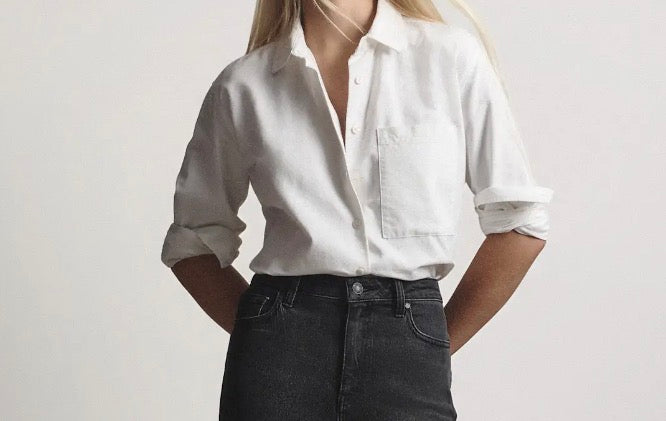 Organic cotton button down shirt