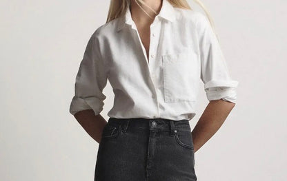 Organic cotton button down shirt
