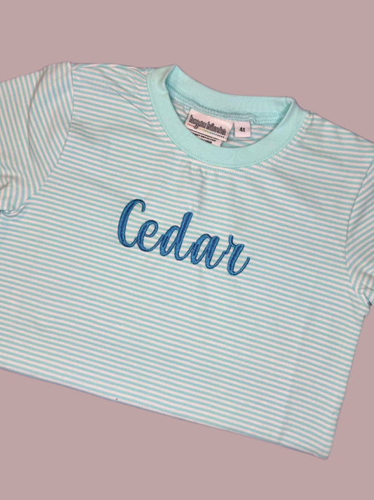 Striped Personalized Shirt