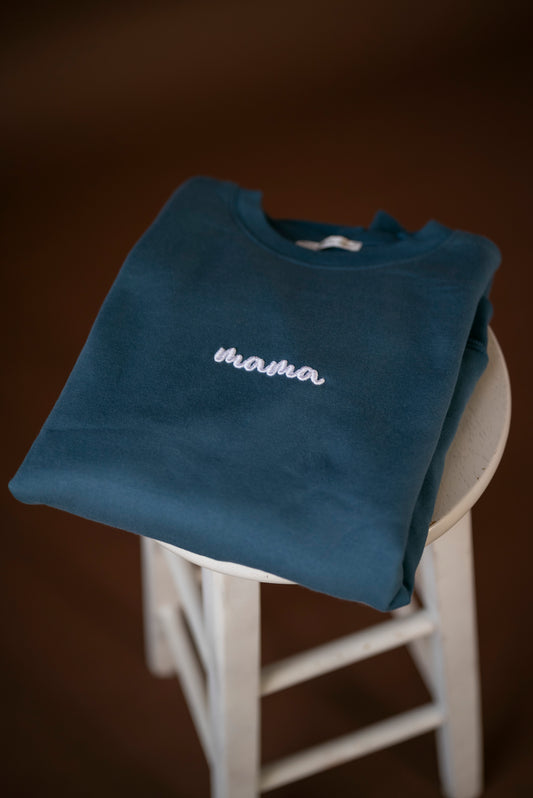 Mama minimalist sweater - 3D puff