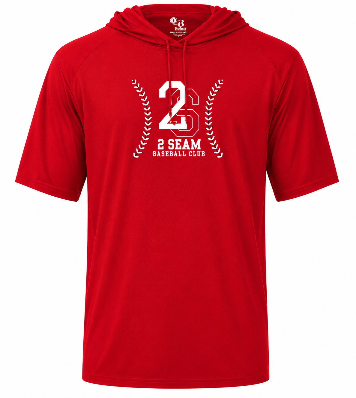 Hooded dri fit short sleeve