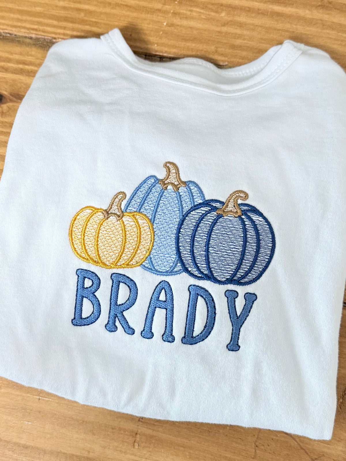 Pumpkin Trio personalized sweatshirt