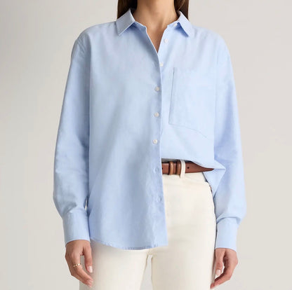 Organic cotton button down shirt
