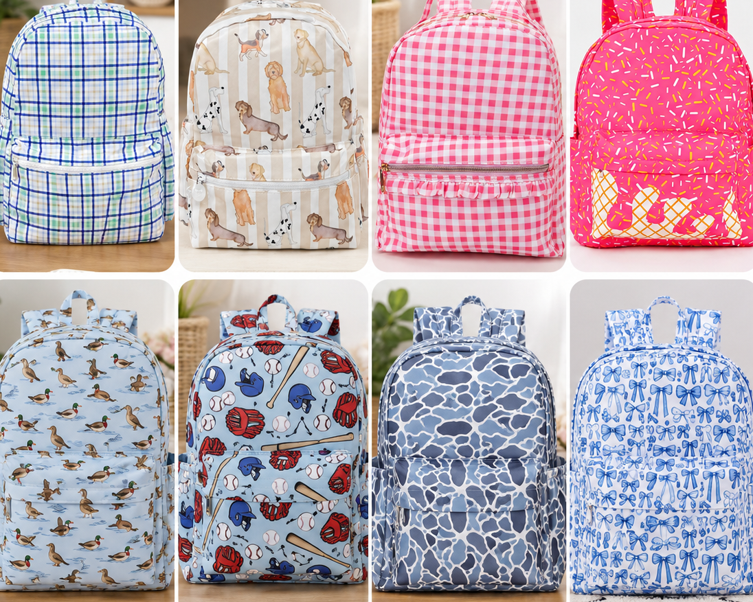 Personalized backpacks