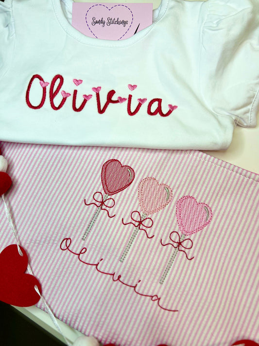 Valentines Day Personalized basket