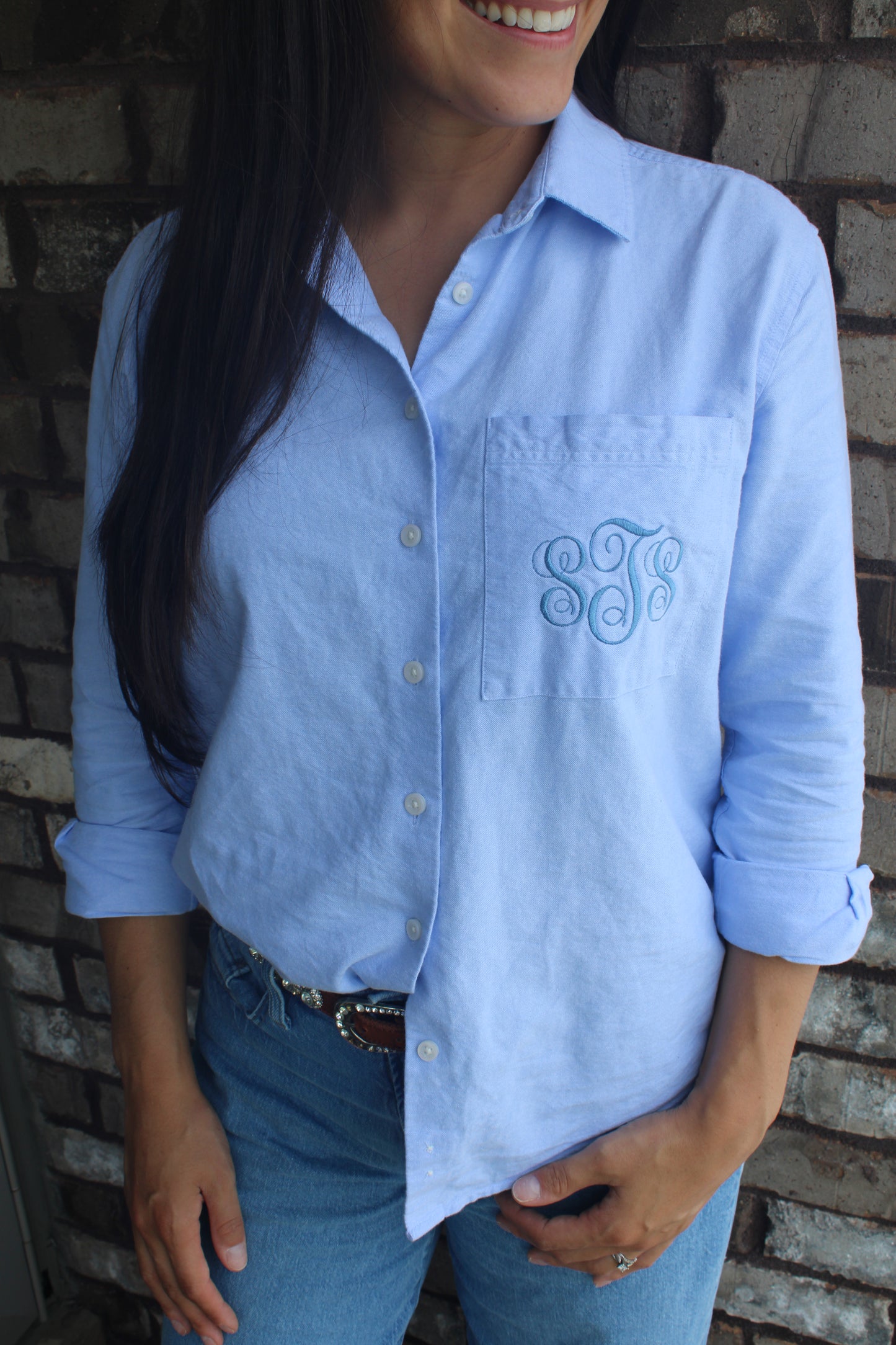 Organic cotton button down shirt