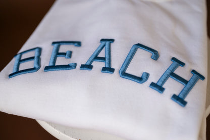 BEACH 3D puff embroidery