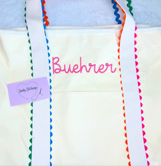 Scalloped Tote Bag
