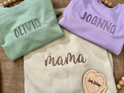 Customized MAMA Sweatshirts